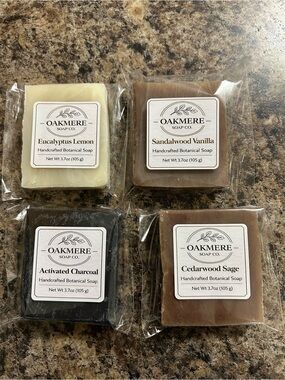 Natural Botanical Soap Gift Set - White